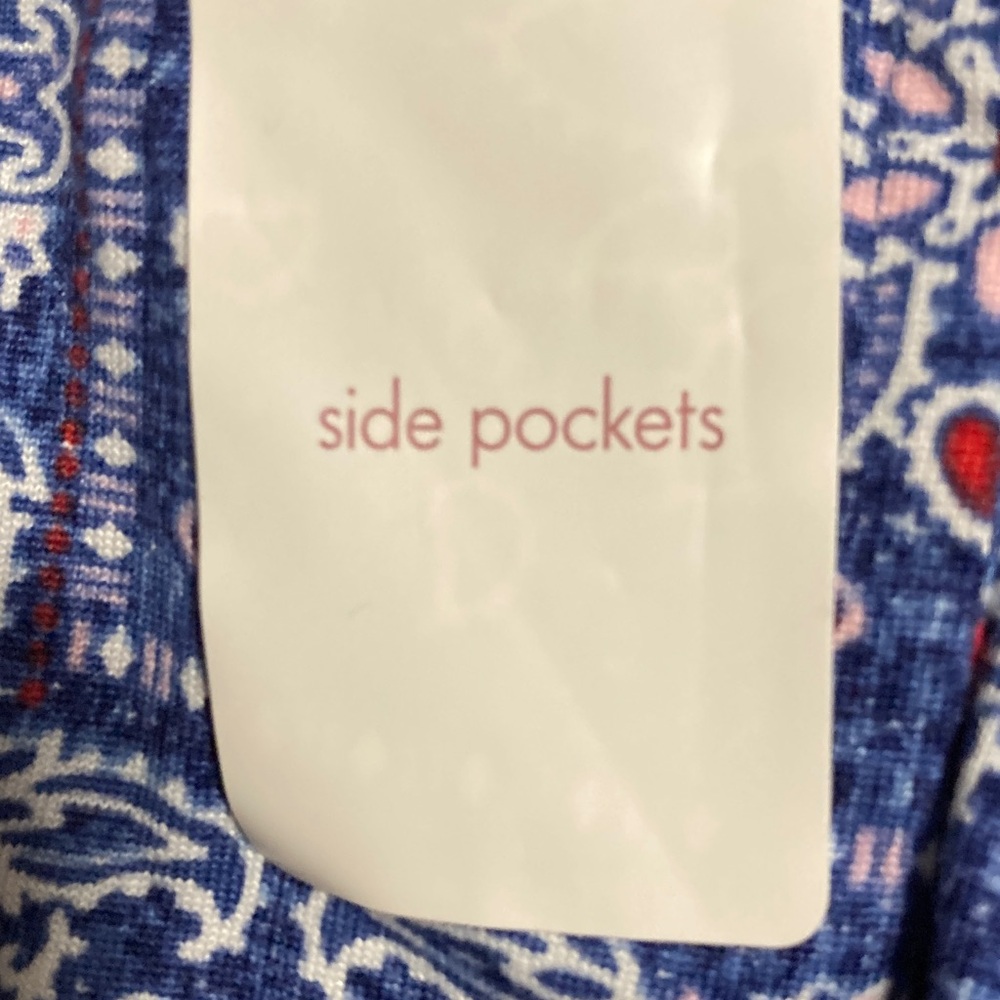 Blue and Red Paisley Bandana print 2 piece pajama sets - Picture 8 of 9